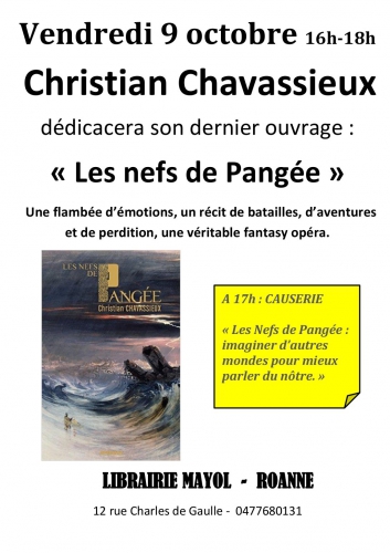 Les Nefs de Pangée, Christian Chavassieux, Roanne, Fantasy